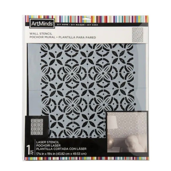 🆕 Laser Stencil “Batik Print” for DIY Projects 1pc 17.25” x 19.5” - Picture 8 of 11